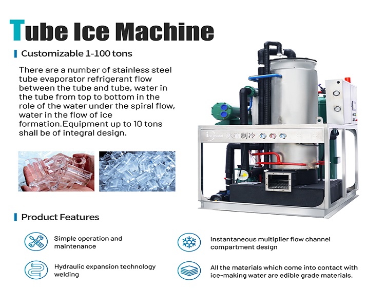 Maquina de hielo industrial Rohreismaschine