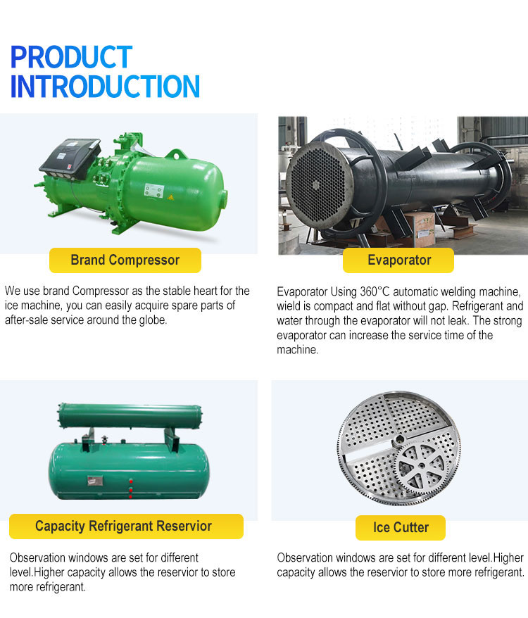 Tube Ice Machine Parts Description Details der Eisrohrmaschine