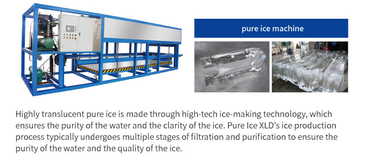 clear direct cooling block ice machine Transparente Blockeismaschine