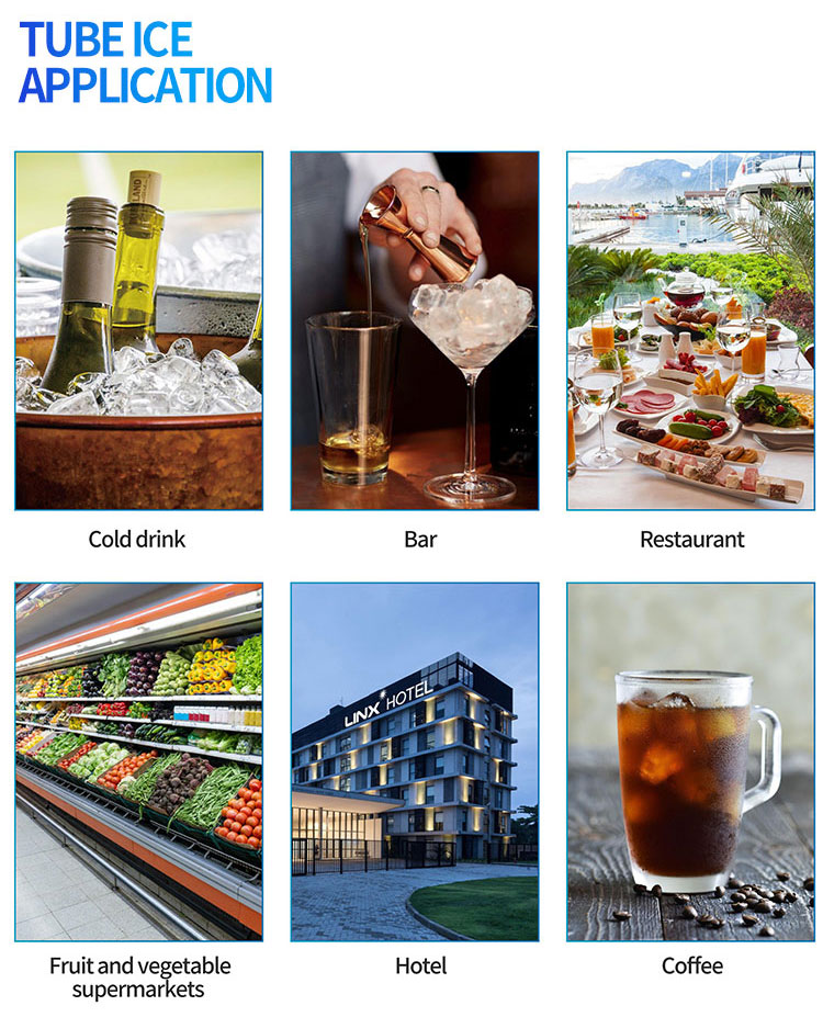 Application Scenario Picture for tube Ice Rohreisanwendung