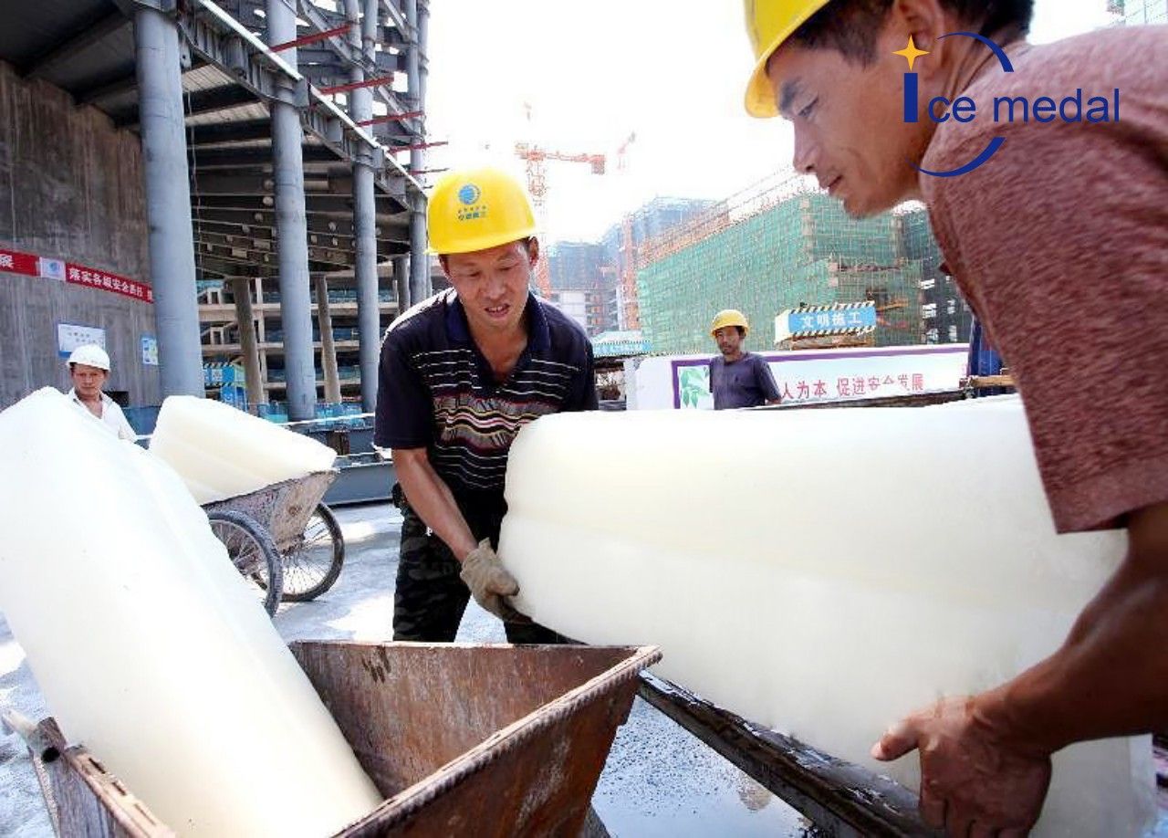 10 Tonnen industrielle Eisblockmaschine für Gemüse