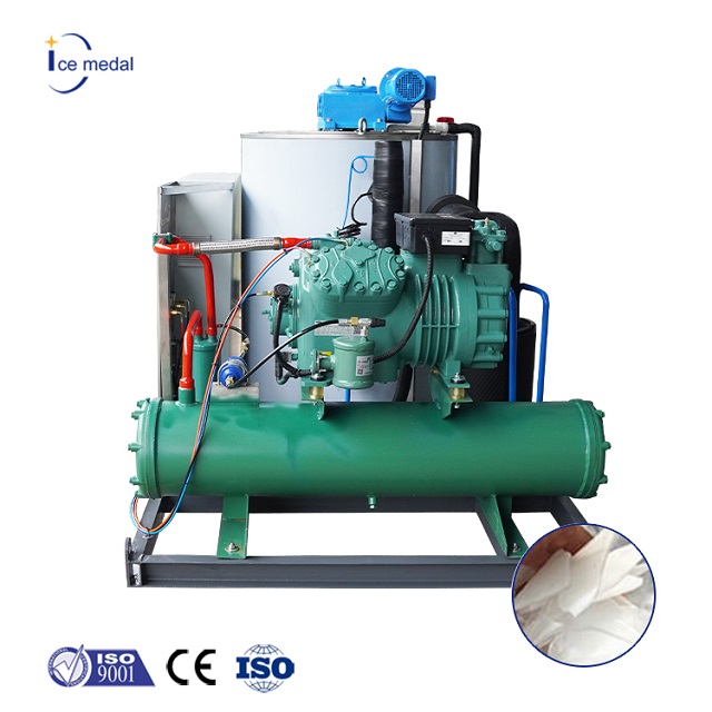 Icemedal 5 Tonnen industrielle Eisflockenmaschine mit Wasserkühlung/Luftkühlung