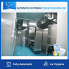 Vollautomatische Würfeleis-Produktionslinie mit Verpackungssystem für die Eisfabrik