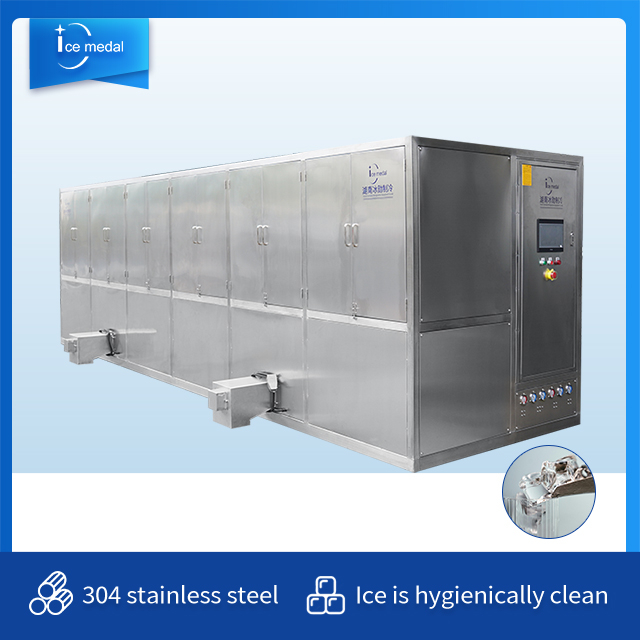 Icemedal IMC15 15 Tonnen pro Tag große industrielle Eiswürfelherstellungsmaschine 