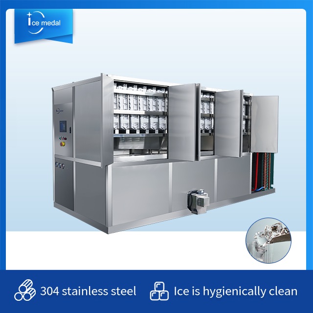 Icemedal IMC5 5 Tonnen Würfeleismaschine, Eismaschine zur Herstellung von Eis zum Essen