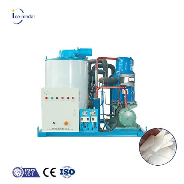ICEMEDAL IMF1 1-Tonne pro Tag Flake Ice Machine für die Erhaltung von Meeresfrüchten