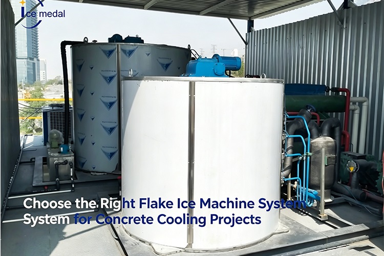 Wählen Sie das richtige Scherbeneismaschinensystem für Betonkühlungsprojekte