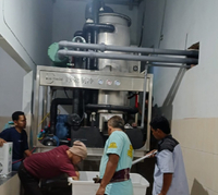 5 Tonnen röhrenförmige Eismaschine in Indonesien