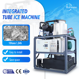 ICEMEDAL IMT10 10 Tonnen pro Tag integrierter Röhrenzylinderrohr -Eismaschine