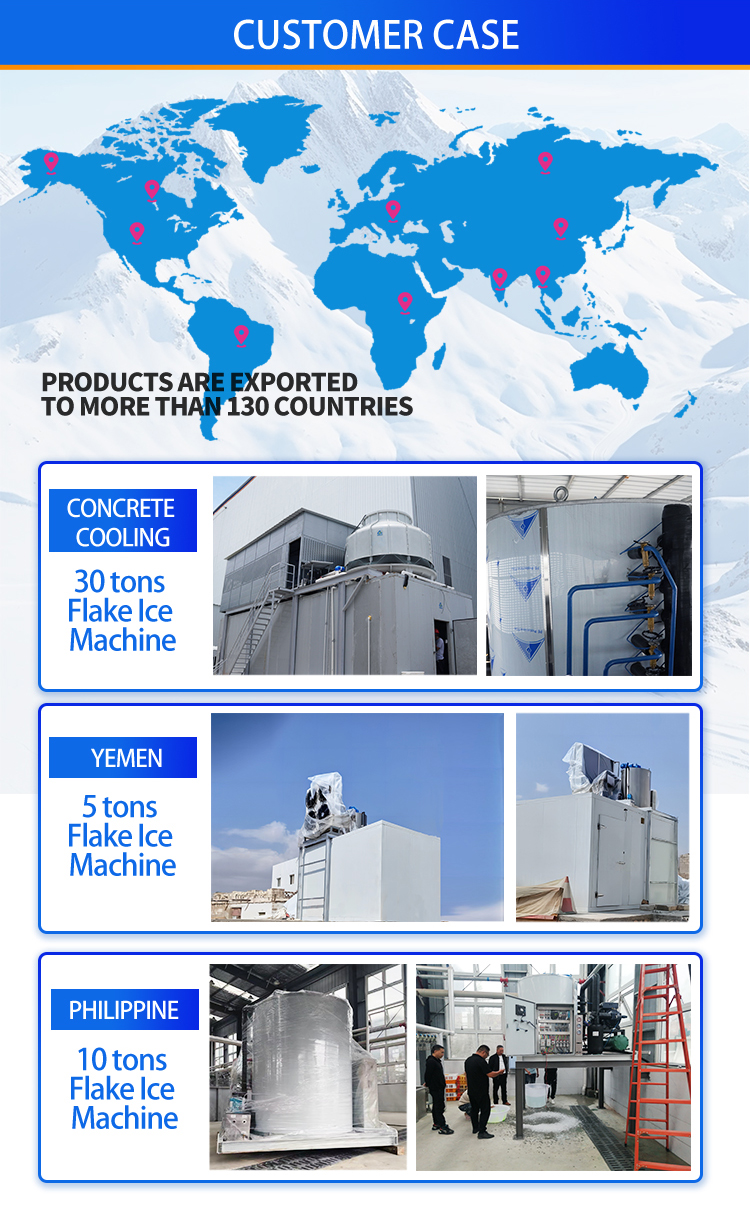 Flockeneismaschine Hülle