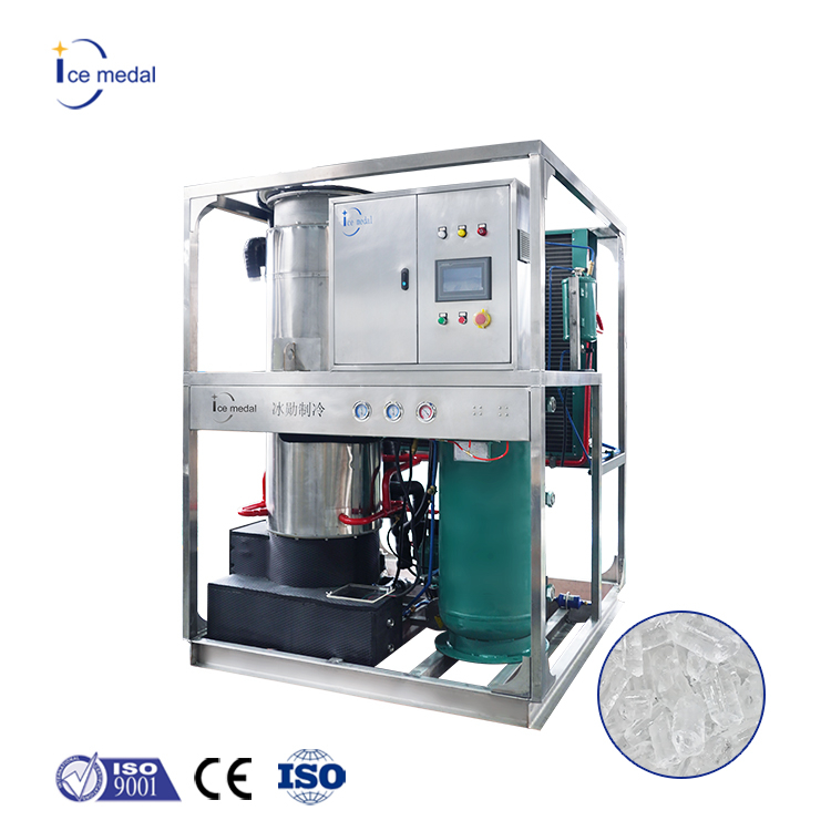 Icemedal IMT-Serie, kompaktes Design, industrielle Eismaschine, Röhreneismaschine 