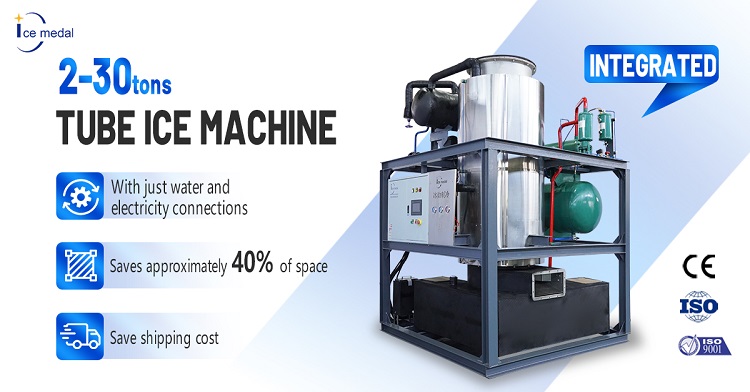 integrierte Eisrohrmaschine
