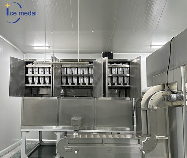 Automatische Eiswürfelproduktionslinie 