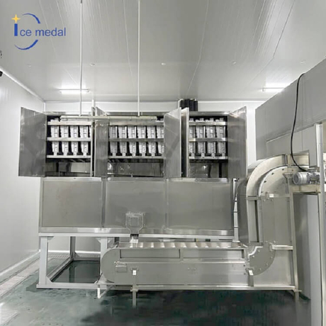 Automatische Produktionslinie für essbare Eisbecher