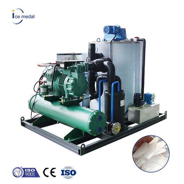 Icemedal 5 Tonnen industrielle Eisflockenmaschine mit Wasserkühlung/Luftkühlung