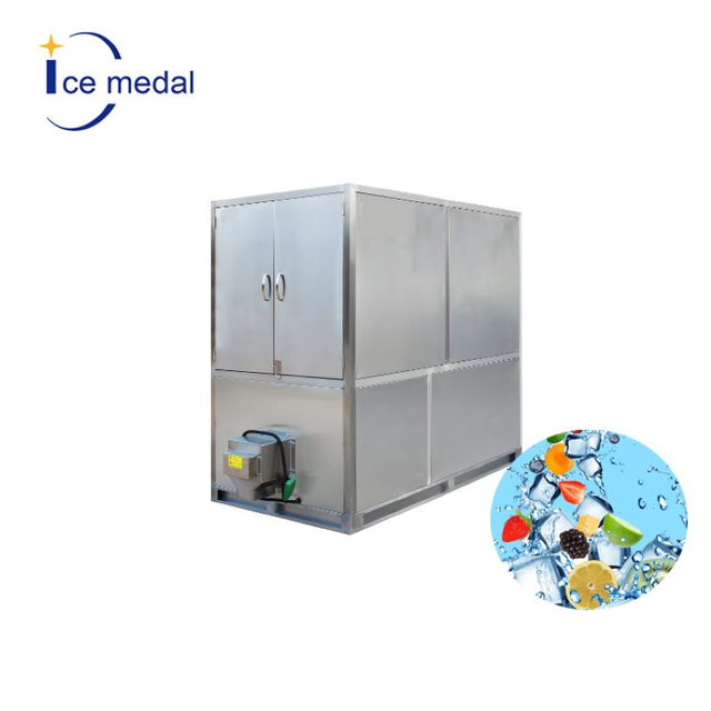 ICEMEDAL IMC1 1 Tonne pro Tag Big Ice Cube Machine Handelseis -Eismaschine