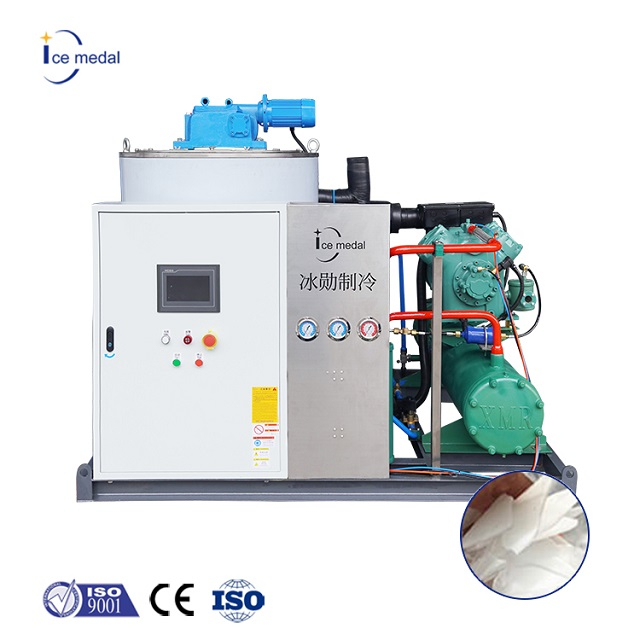 Icemedal 5 Tonnen industrielle Eisflockenmaschine mit Wasserkühlung/Luftkühlung