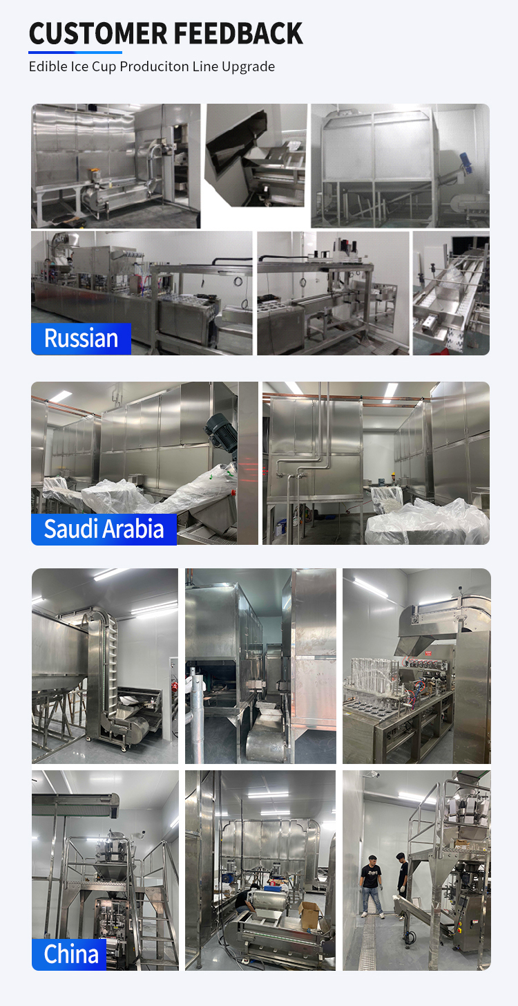 Eiswürfel -Produktionsanlage